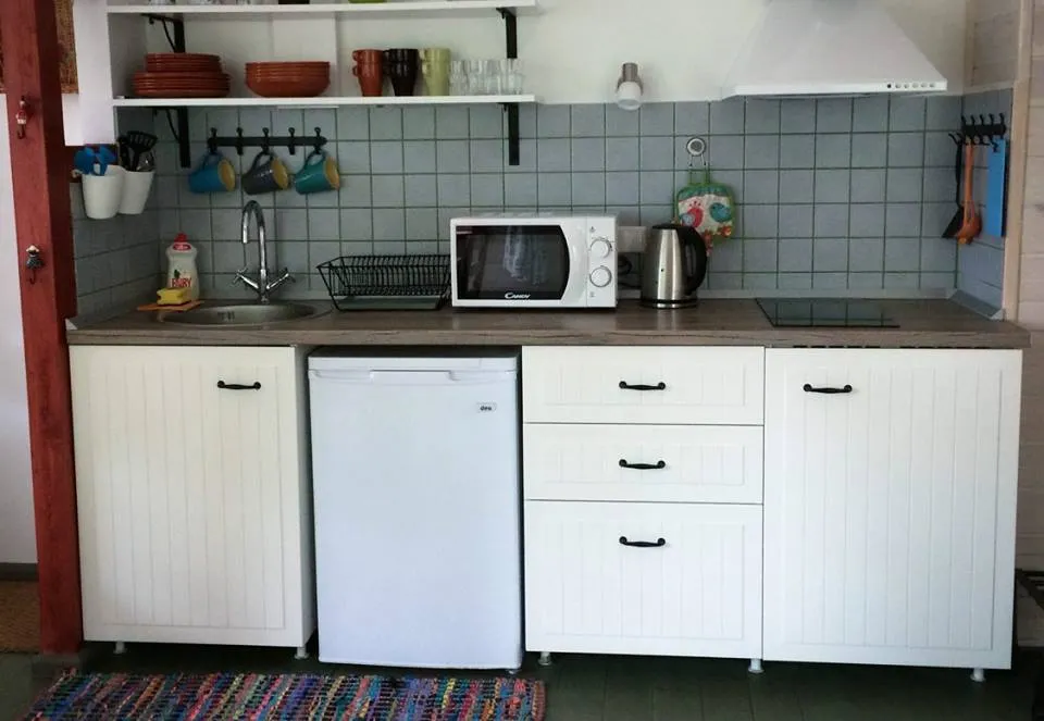 A fully equipped private kitchen
